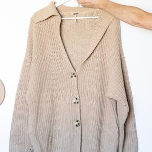 Free people oversized cardigan